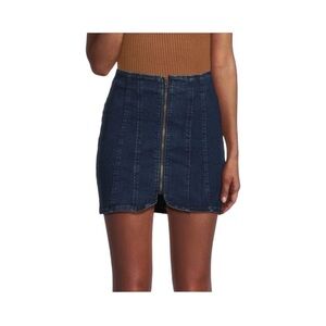 Free People Double Zip Mini Skirt​​​